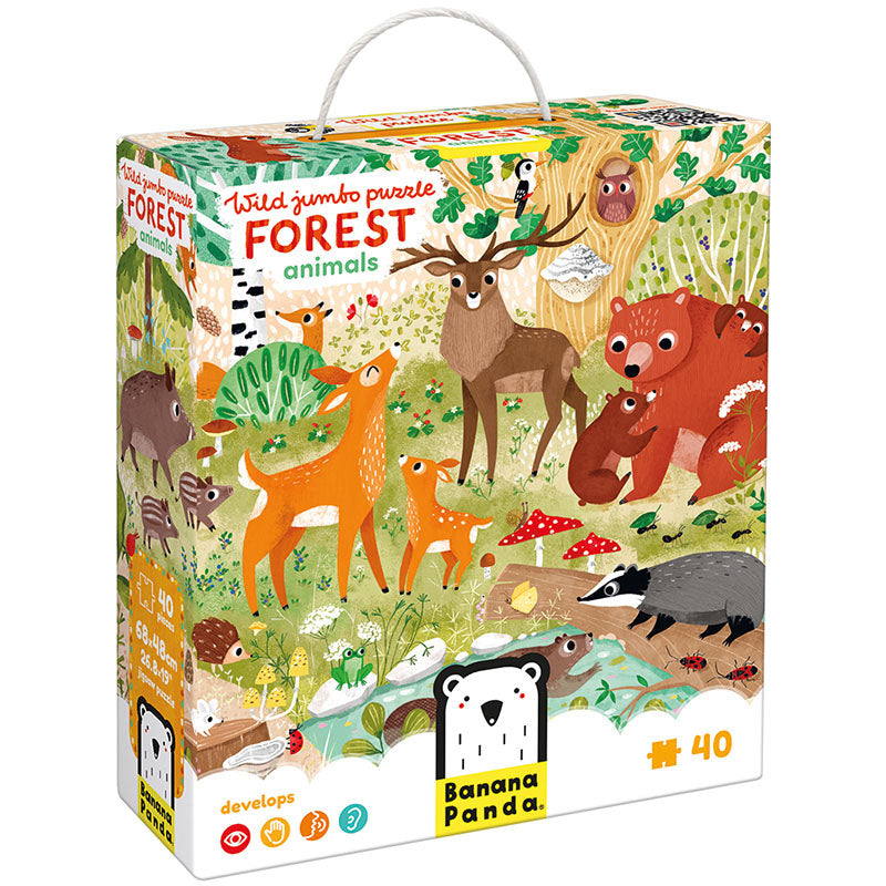 Wild Jumbo Puzzle Forest Animals