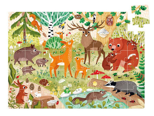 Wild Jumbo Puzzle Forest Animals
